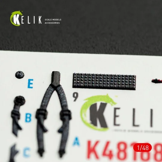MH-6J Little Bird - interior 3D decals for ICM kit, 1/48 - Kelik K4...