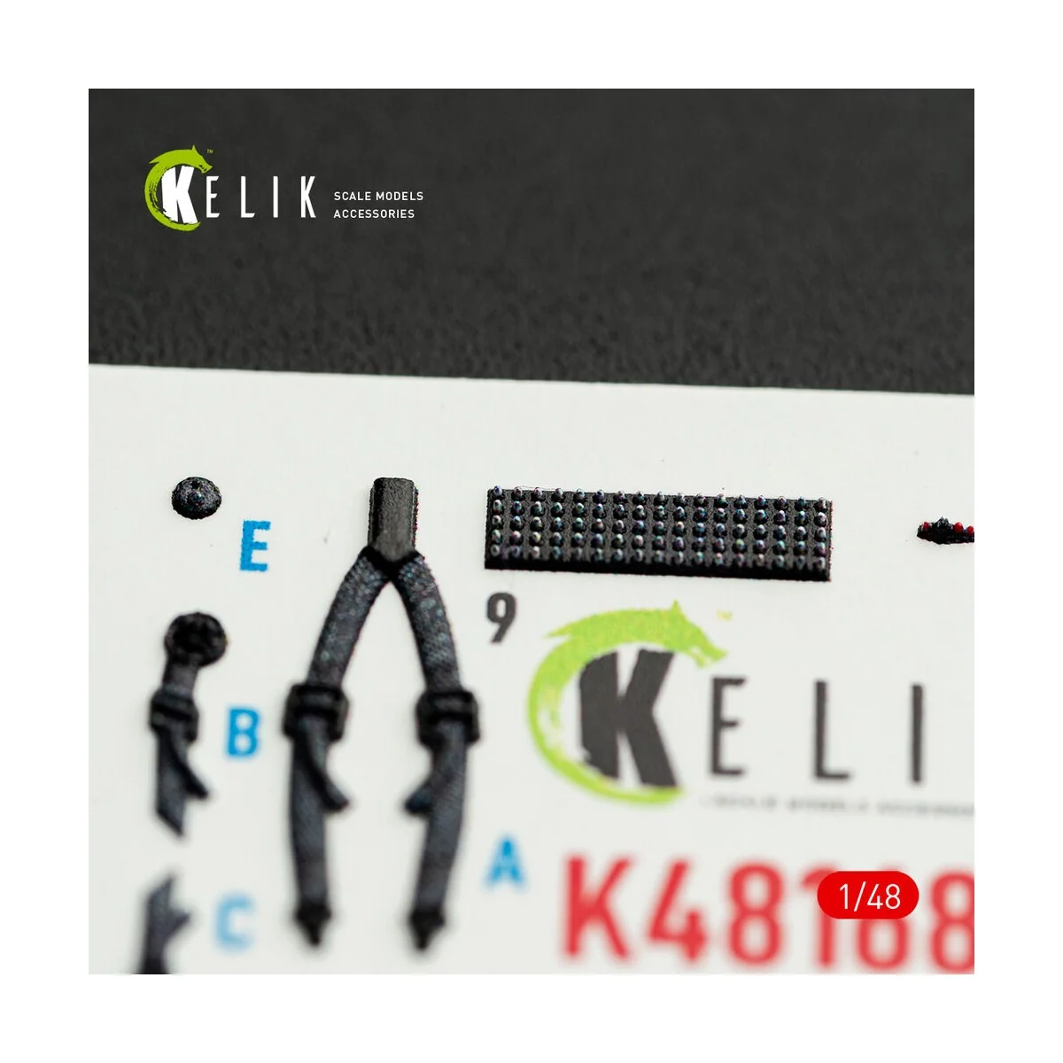 MH-6J Little Bird - interior 3D decals for ICM kit, 1/48 - Kelik K4...
