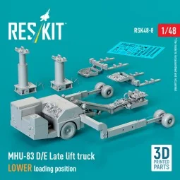 MHU-83 D/E Late lift truck LOWER loading position (3D Printed model... 2