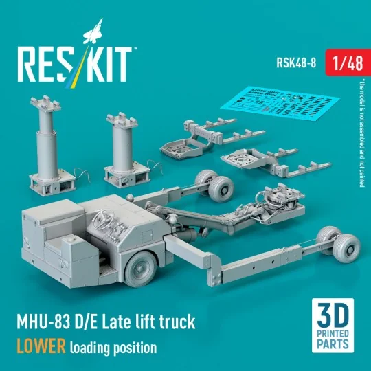 MHU-83 D/E Late lift truck LOWER loading position (3D Printed model...