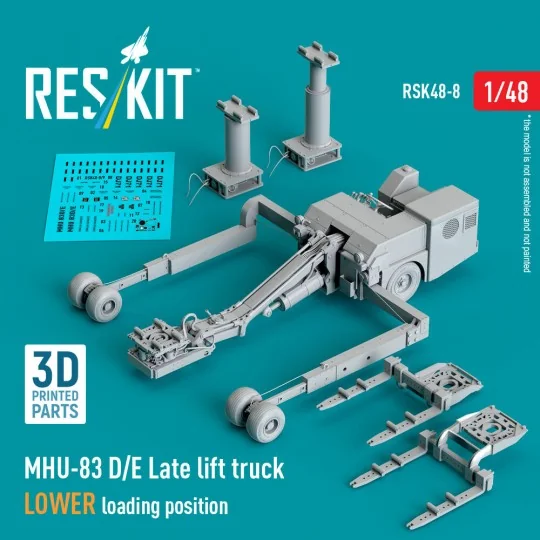 MHU-83 D/E Late lift truck LOWER loading position (3D Printed model...
