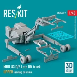 MHU-83 D/E Late lift truck UPPER loading position (3D Printed model... 2