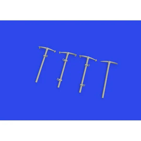 WWII German pickaxes PRINT, 1/35 - Eduard Accessories 635032