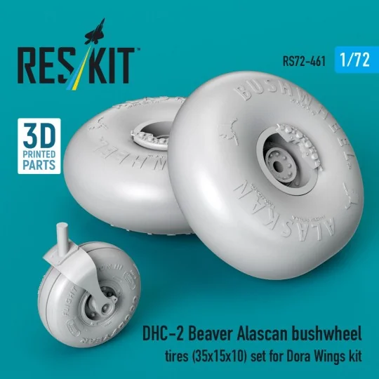 DHC-2 Beaver Alascan bushwheel tires (35x15x10) set for Dora Wings ... DHC-2 Beaver Alascan bushwheel tires (35x15x10) set for Dora Wings ...