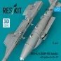 GBU-62 (JDAM-ER) bombs with pylons for Su-27 Flanker (2 pcs) (3D Pr...