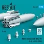 Mk.83 bombs with MAU-91 (4 pcs) (A-4E, A-4F, B-52G/H) (3D printed),...
