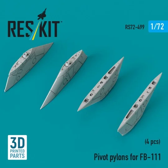Pivot pylons for FB-111 (4 pcs), 1/72 - ResKit Models RS72-0499 Pivot pylons for FB-111 (4 pcs), 1/72 - ResKit Models RS72-0499