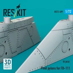 Pivot pylons for FB-111 (4 pcs), 1/72 - ResKit Models RS72-0499 2