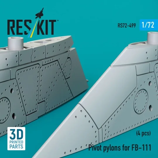 Pivot pylons for FB-111 (4 pcs), 1/72 - ResKit Models RS72-0499 Pivot pylons for FB-111 (4 pcs), 1/72 - ResKit Models RS72-0499