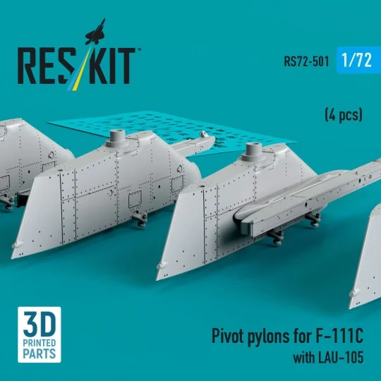 Pivot pylons for F-111C with LAU-105 (4 pcs), 1/72 - ResKit Models ...