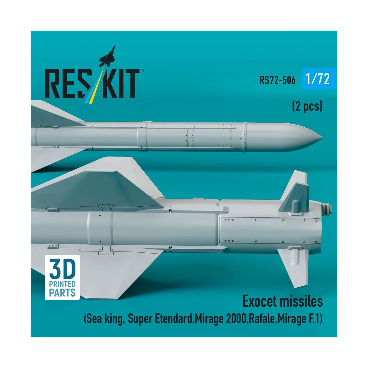 Exocet missiles (2 pcs) (Sea King, Super Etendard, Mirage 2000, Raf...