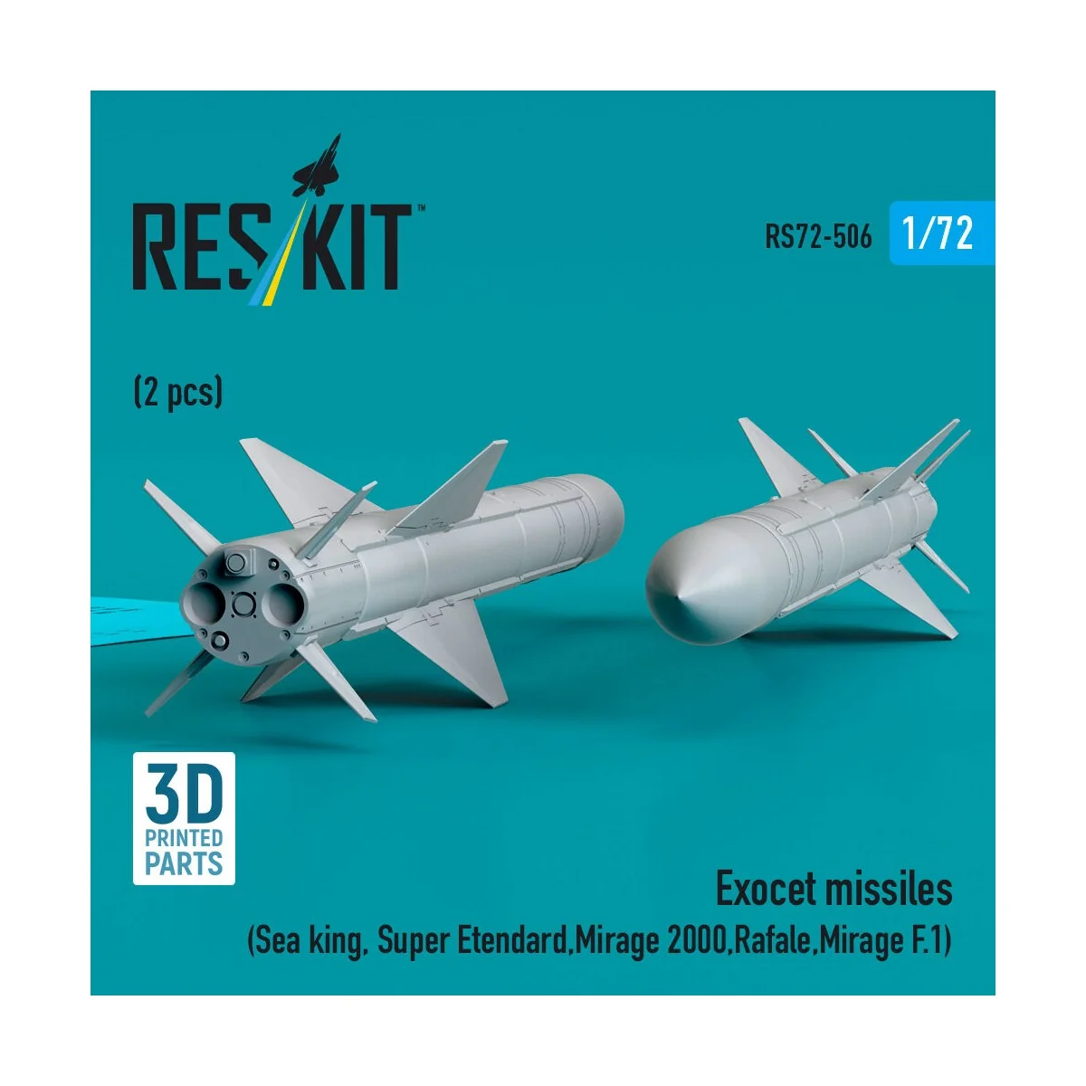 Exocet missiles (2 pcs) (Sea King, Super Etendard, Mirage 2000, Raf...