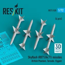 Skyflash (RB71/Av.71) missiles (4 pcs) (British Phantom, Tornado, V...
