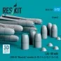 LAU-88 with (2 pcs) AGM-65 Maverick missiles (6 pcs) (A-7D, F-4, A-...