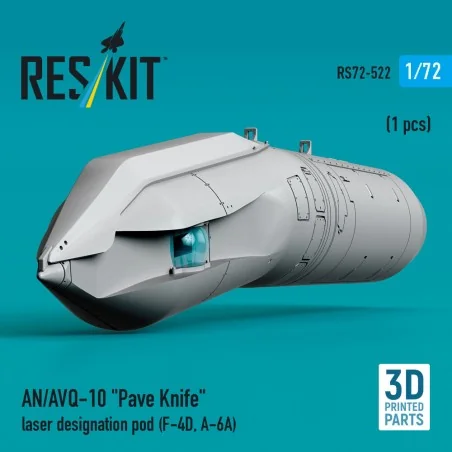 AN/AVQ-10 Pave Knife laser designation pod (1 pcs) (F-4D, A-6A) (3D...
