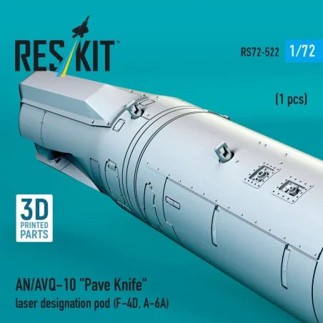 AN/AVQ-10 Pave Knife laser designation pod (1 pcs) (F-4D, A-6A) (3D...