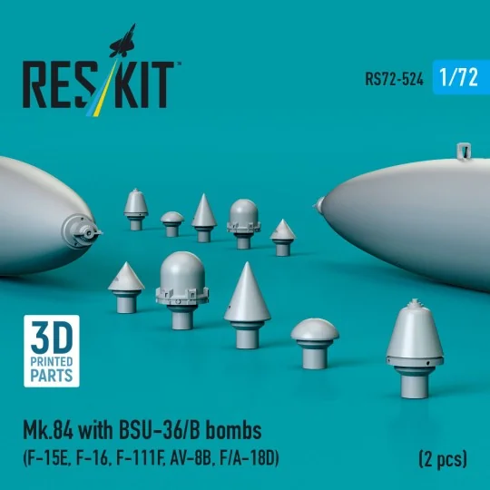 Mk.84 with BSU-36/B bombs (2 pcs) (F-15E, F-16, F-111F, AV-8B, F/A-...