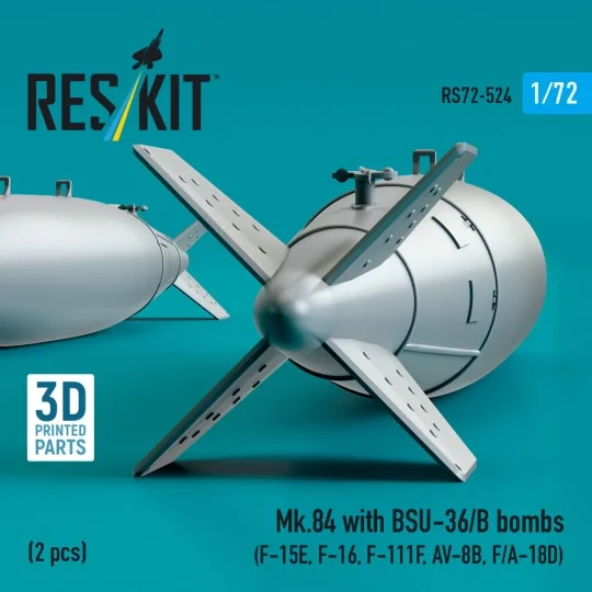 Mk.84 with BSU-36/B bombs (2 pcs) (F-15E, F-16, F-111F, AV-8B, F/A-...