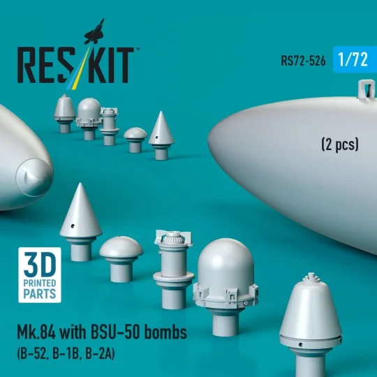 Mk.84 with BSU-50 bombs (2 pcs) (B-52, B-1B, B-2A) (3D Printed), 1/...