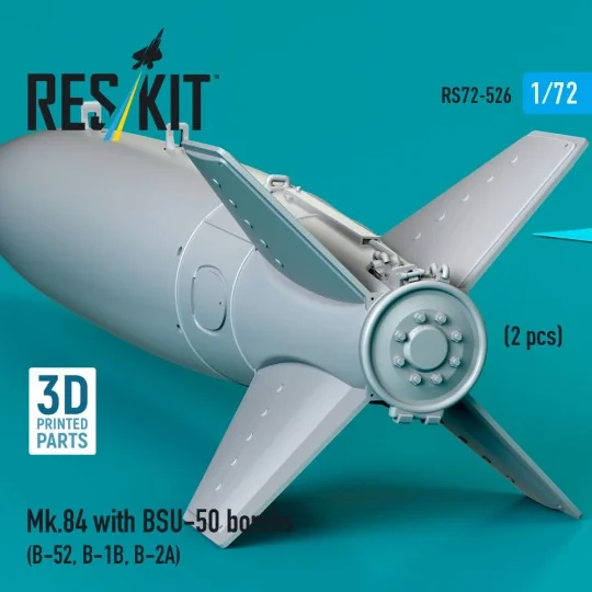 Mk.84 with BSU-50 bombs (2 pcs) (B-52, B-1B, B-2A) (3D Printed), 1/...