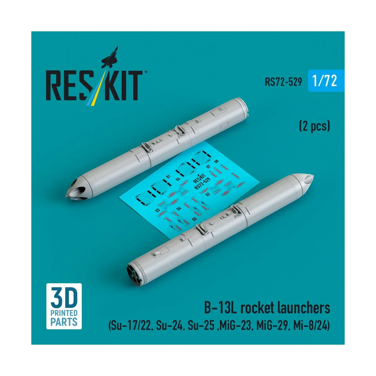 B-13L rocket launchers (2 pcs) (Su-17/22, Su-24, Su-25, MiG-27, MiG...