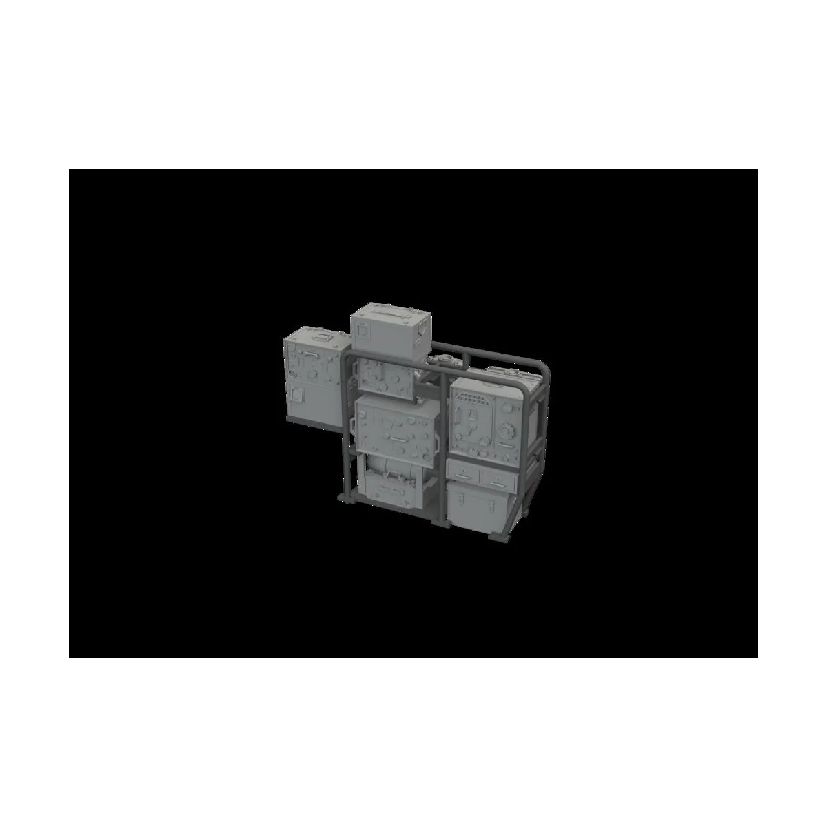 Sd.Kfz. 251/6 Ausf. C radio equipment PRINT DRAGON - Eduard Accesso...