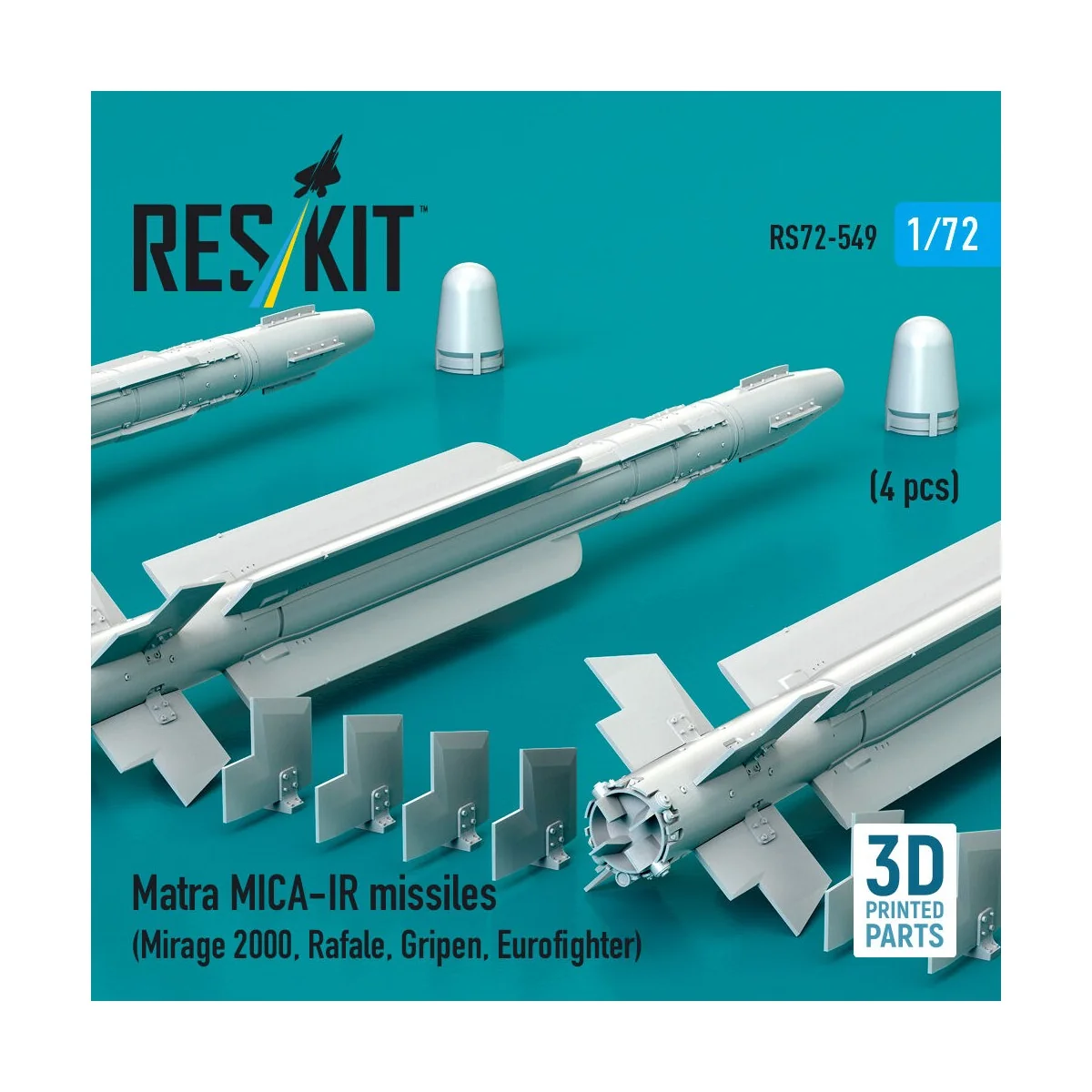 Matra MICA-IR missiles (4 pcs) (Mirage 2000, Rafale, Gripen, Eurofi... Matra MICA-IR missiles (4 pcs) (Mirage 2000, Rafale, Gripen, Eurofi...