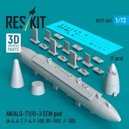 AN/ALQ-71(V)-3 ECM pod (1pcs) (A-4, A-7, F-4, F-100, RF-101C, F-105...