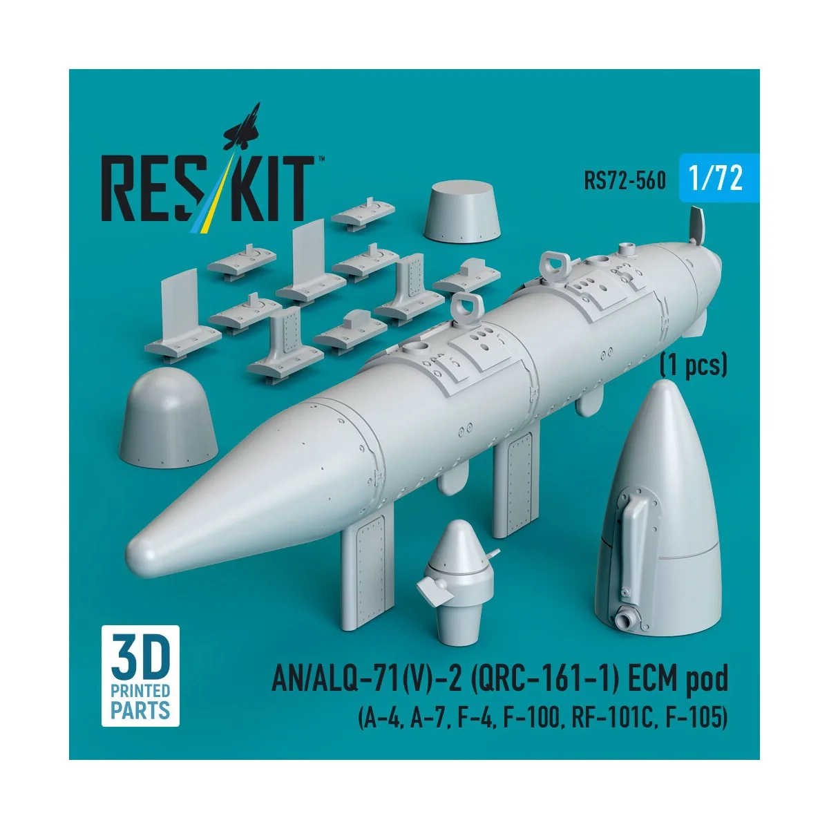 AN/ALQ-71(V)-2 (QRC-161-1) ECM pod (1pcs) (A-4, A-7, F-4, F-100, RF... AN/ALQ-71(V)-2 (QRC-161-1) ECM pod (1pcs) (A-4, A-7, F-4, F-100, RF...