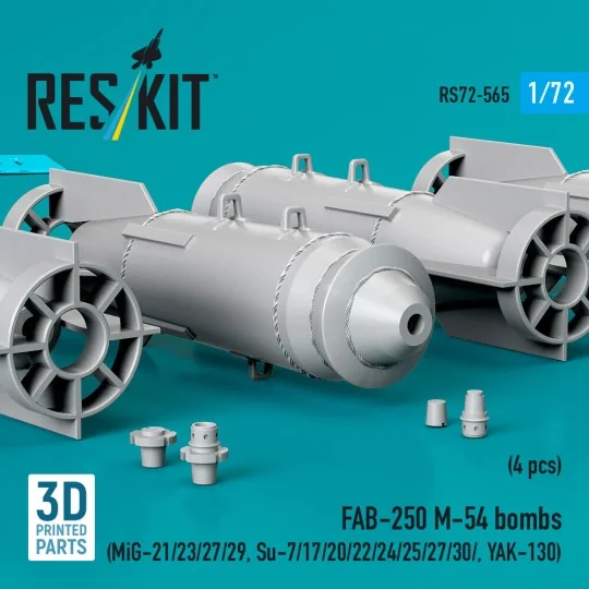 FAB-250 ?-54 bombs (4 pcs) (MiG-21/23/27/29, Su-7/17/20/22/24/25/27... FAB-250 ?-54 bombs (4 pcs) (MiG-21/23/27/29, Su-7/17/20/22/24/25/27...