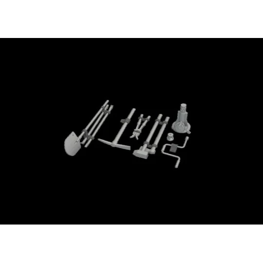 H39 French Light Tank equipment PRINT for Tamiya - Eduard Accessori...