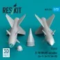 R-98 MR/MT missiles (2 pcs) (Su-11, Su-15, Yak-28) (3D Printed), 1/... R-98 MR/MT missiles (2 pcs) (Su-11, Su-15, Yak-28) (3D Printed), 1/...