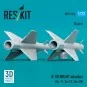 R-98 MR/MT missiles (2 pcs) (Su-11, Su-15, Yak-28) (3D Printed), 1/... R-98 MR/MT missiles (2 pcs) (Su-11, Su-15, Yak-28) (3D Printed), 1/...