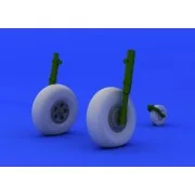 Typhoon wheels for Airfix, 1/24 - Eduard Accessories 624001