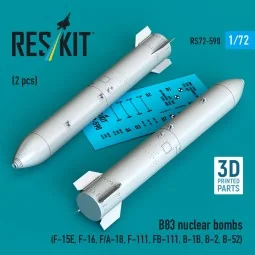 B83 nuclear bombs (2 pcs) (F-15E, F-16, F/A-18, F-111, FB-111, B-1B...