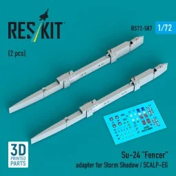 Su-24 Fencer adapter for Storm Shadow / SCALP-EG (2 pcs) (3D Printe... 2