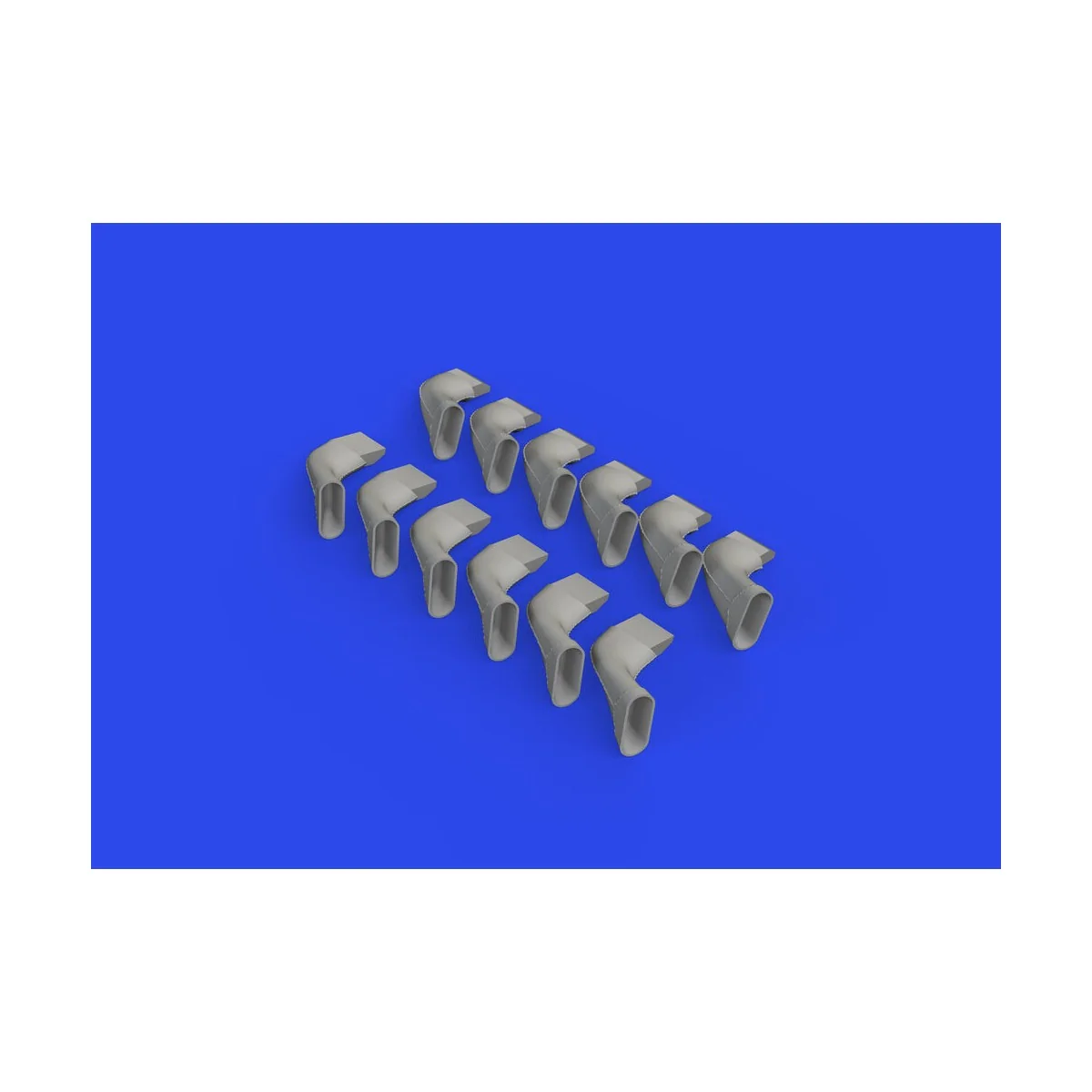 Spitfire Mk.IX exhaust fishtail PRINT 1/24 AIRFIX - Eduard Accessor...