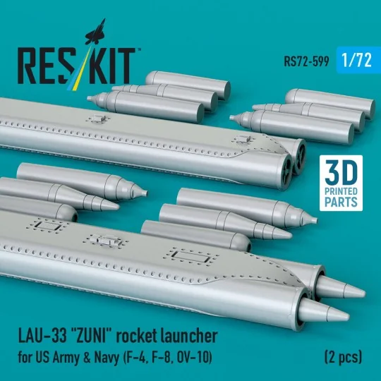 LAU-33 ZUNI rocket launcher for US Army & Navy (2 pcs) (F-4, F-8, O...