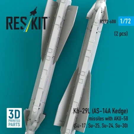 Kh-29L (AS-14A Kedge) missiles with AKU-58 (2 pcs) (Su-17, Su-25, S...