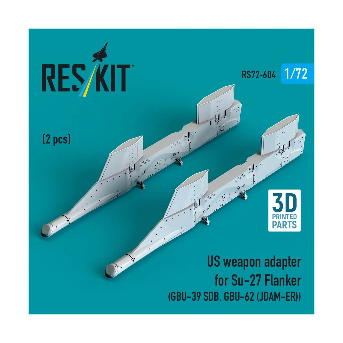 US weapon adapter for Su-27 Flanker (2 pcs) (GBU-39 SDB, GBU-62 (JD... US weapon adapter for Su-27 Flanker (2 pcs) (GBU-39 SDB, GBU-62 (JD...