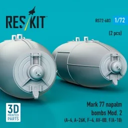 Mark 77 napalm bombs Mod. 2 (2pcs) (A-4, A-26K, F-4, AV-8B, F/A-18)... 2
