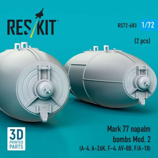 Mark 77 napalm bombs Mod. 2 (2pcs) (A-4, A-26K, F-4, AV-8B, F/A-18)...