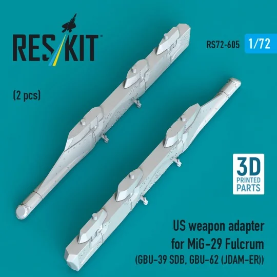 US weapon adapter for MiG-29 Fulcrum (2 pcs) (GBU-39 SDB, GBU-62 (J... US weapon adapter for MiG-29 Fulcrum (2 pcs) (GBU-39 SDB, GBU-62 (J...