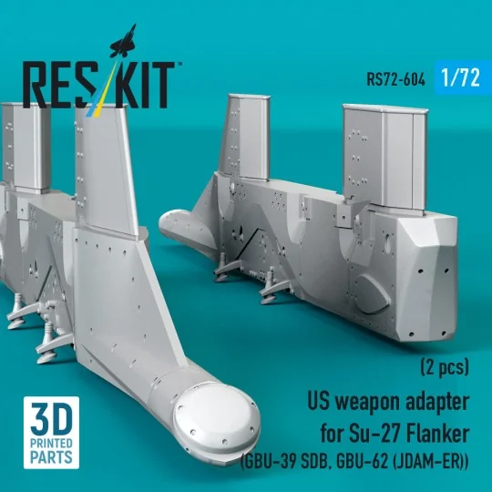 US weapon adapter for Su-27 Flanker (2 pcs) (GBU-39 SDB, GBU-62 (JD... US weapon adapter for Su-27 Flanker (2 pcs) (GBU-39 SDB, GBU-62 (JD...