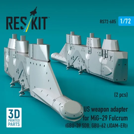 US weapon adapter for MiG-29 Fulcrum (2 pcs) (GBU-39 SDB, GBU-62 (J... US weapon adapter for MiG-29 Fulcrum (2 pcs) (GBU-39 SDB, GBU-62 (J...