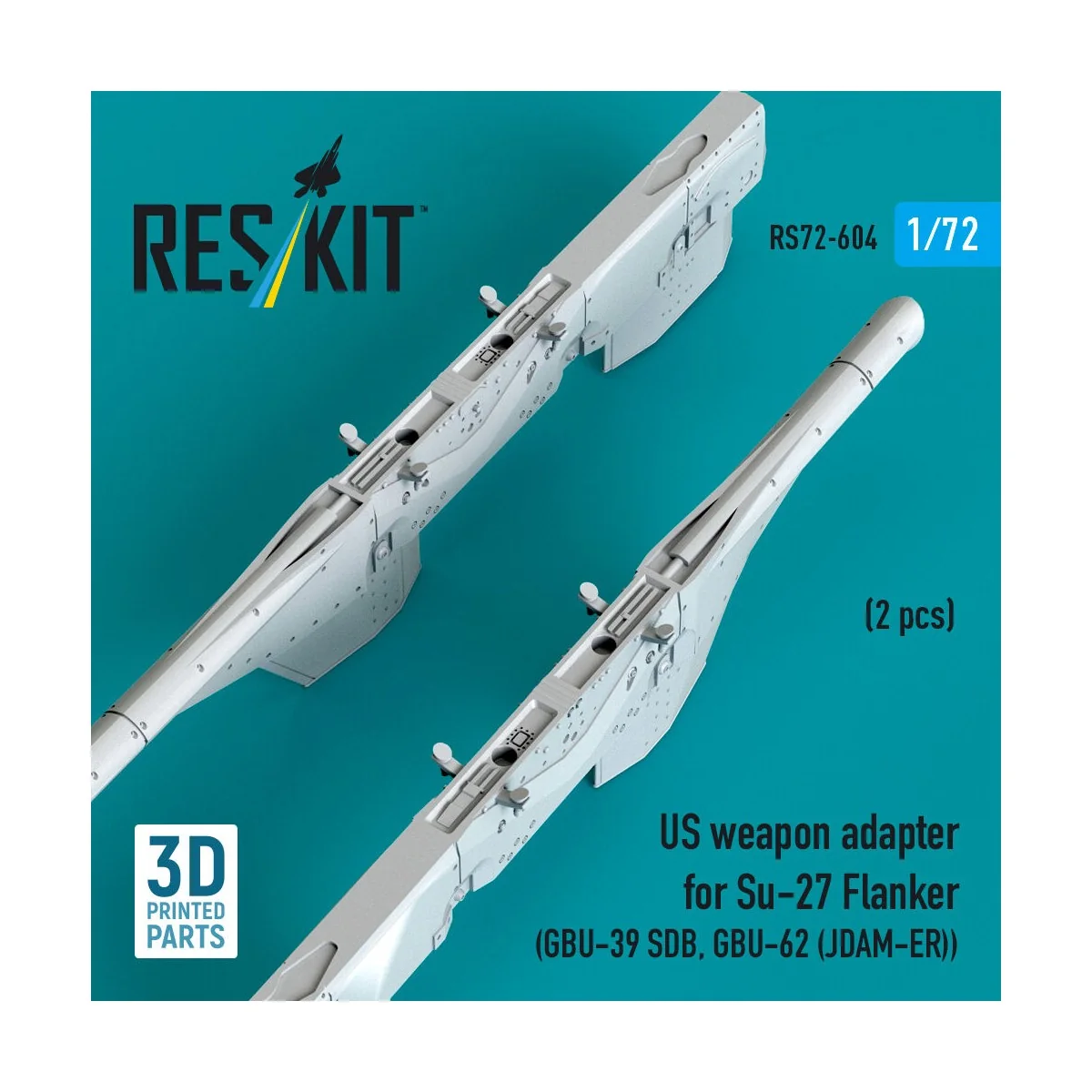 US weapon adapter for Su-27 Flanker (2 pcs) (GBU-39 SDB, GBU-62 (JD... US weapon adapter for Su-27 Flanker (2 pcs) (GBU-39 SDB, GBU-62 (JD...