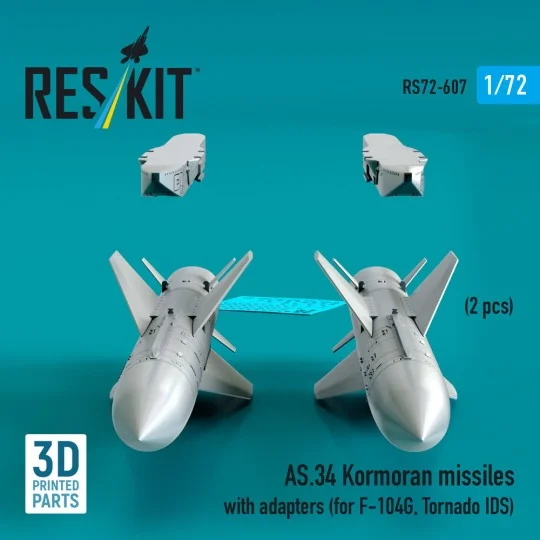 AS.34 Kormoran missiles with adapters (2 pcs) (for F-104G, Tornado ... AS.34 Kormoran missiles with adapters (2 pcs) (for F-104G, Tornado ...
