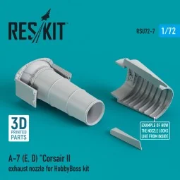 A-7 (E, D) Corsair II exhaust nozzle for HobbyBoss kit (3D Printed)... 2