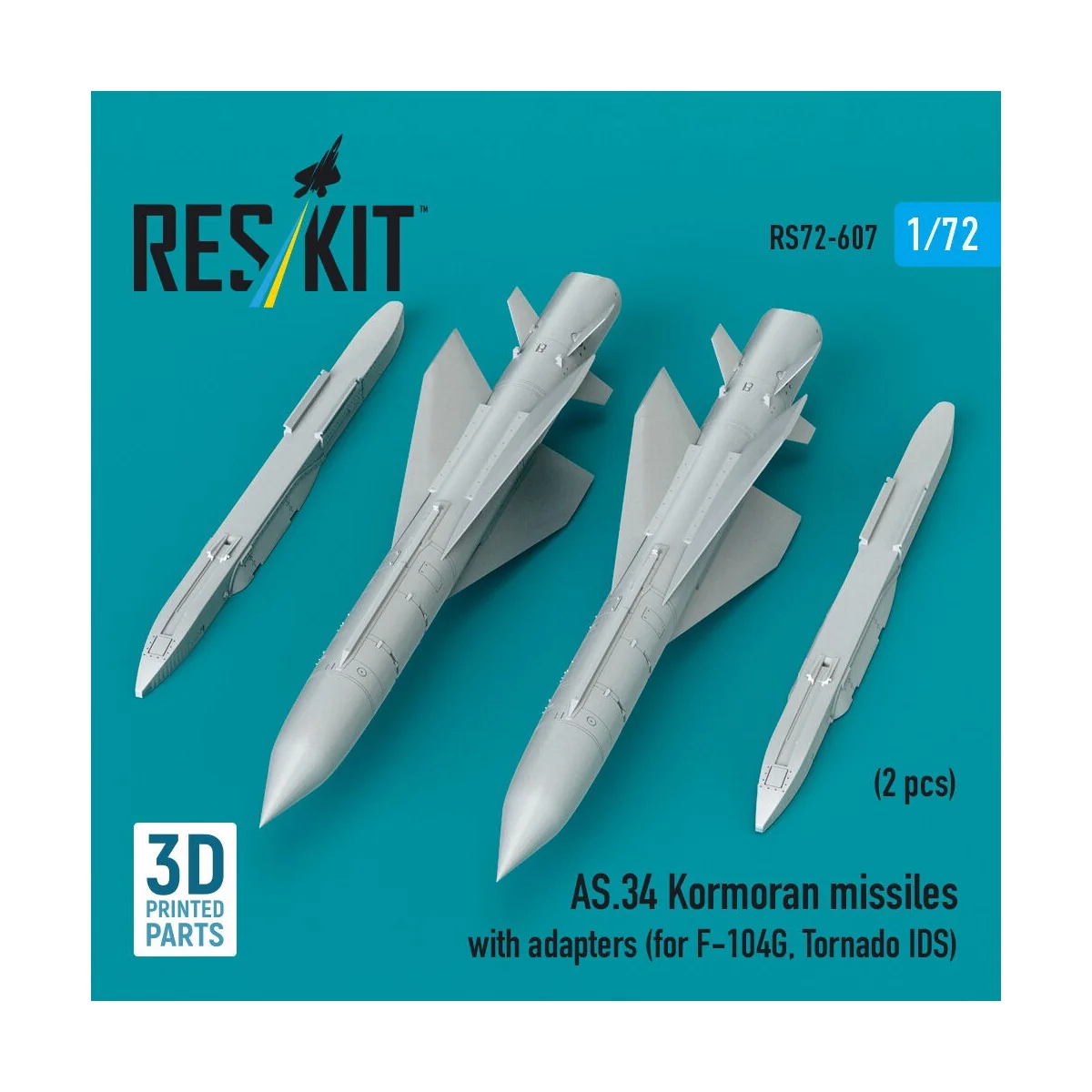 AS.34 Kormoran missiles with adapters (2 pcs) (for F-104G, Tornado ... AS.34 Kormoran missiles with adapters (2 pcs) (for F-104G, Tornado ...