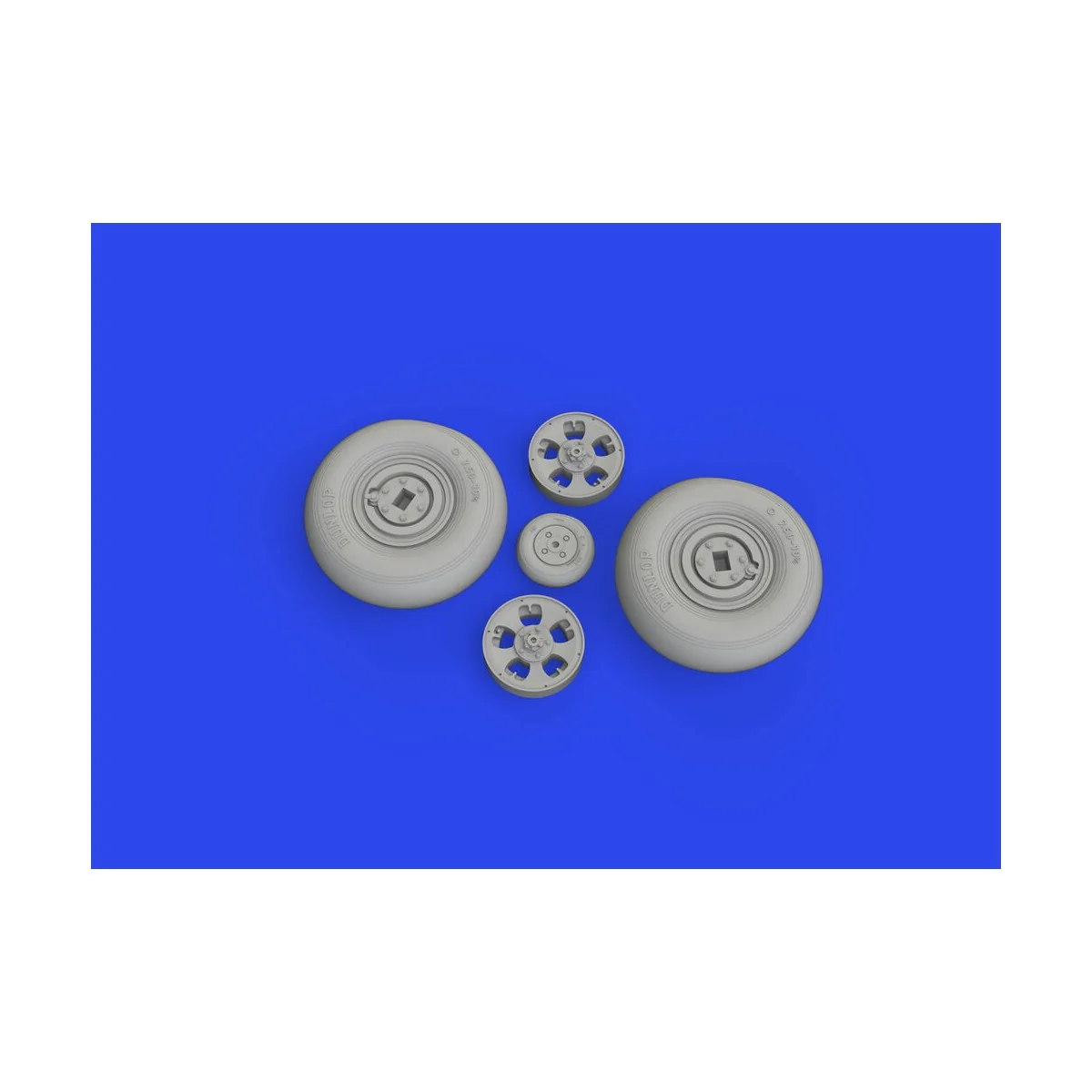 Spitfire Mk.IX wheels 5spoke 1/24 AIRFIX - Eduard Accessories 624004